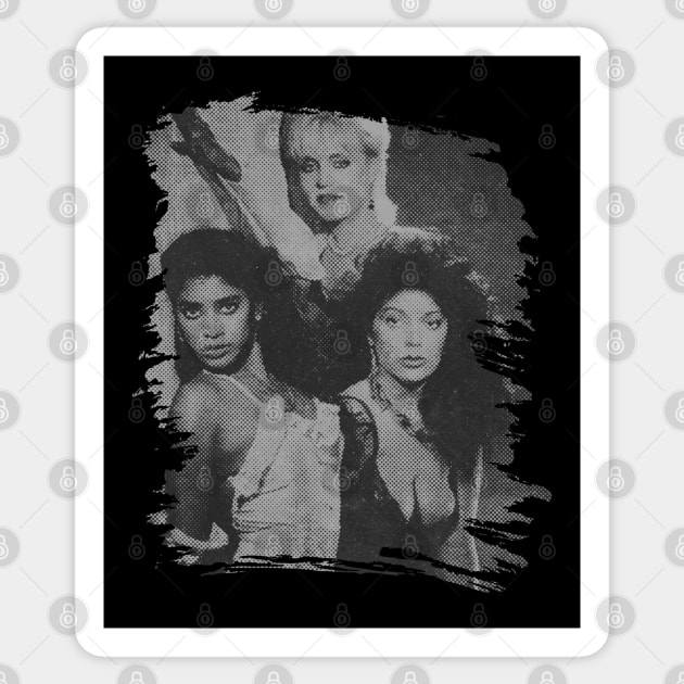 Vanity 6 // Retro poster Sticker by Degiab